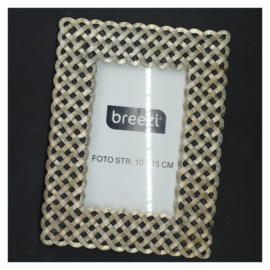 Fotoramme i flettet design (str. 22x16x1 cm)