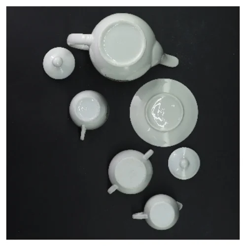 Gammelt Miniature børne tesæt med dyr motiver (str. 13x16,5 til5,5x7 cm)