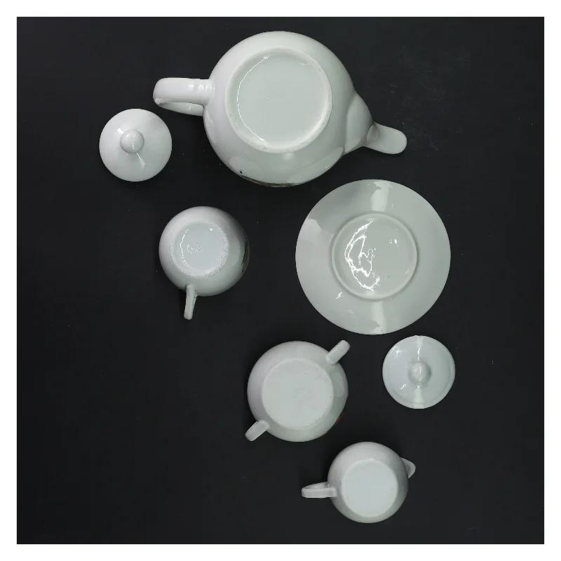 Gammelt Miniature børne tesæt med dyr motiver (str. 13x16,5 til5,5x7 cm)