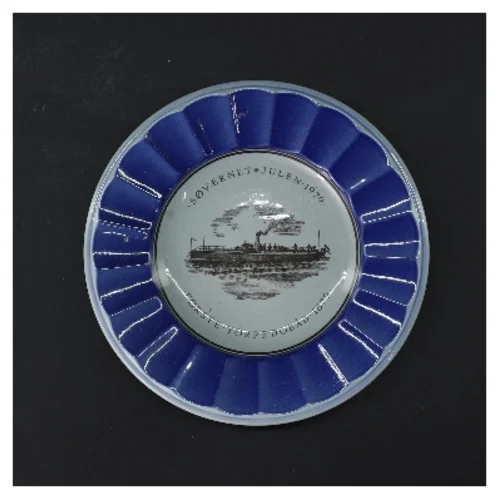 Porcelænstallerken med motiv fra Royal Copenhagen (str. Ø 16 cm)