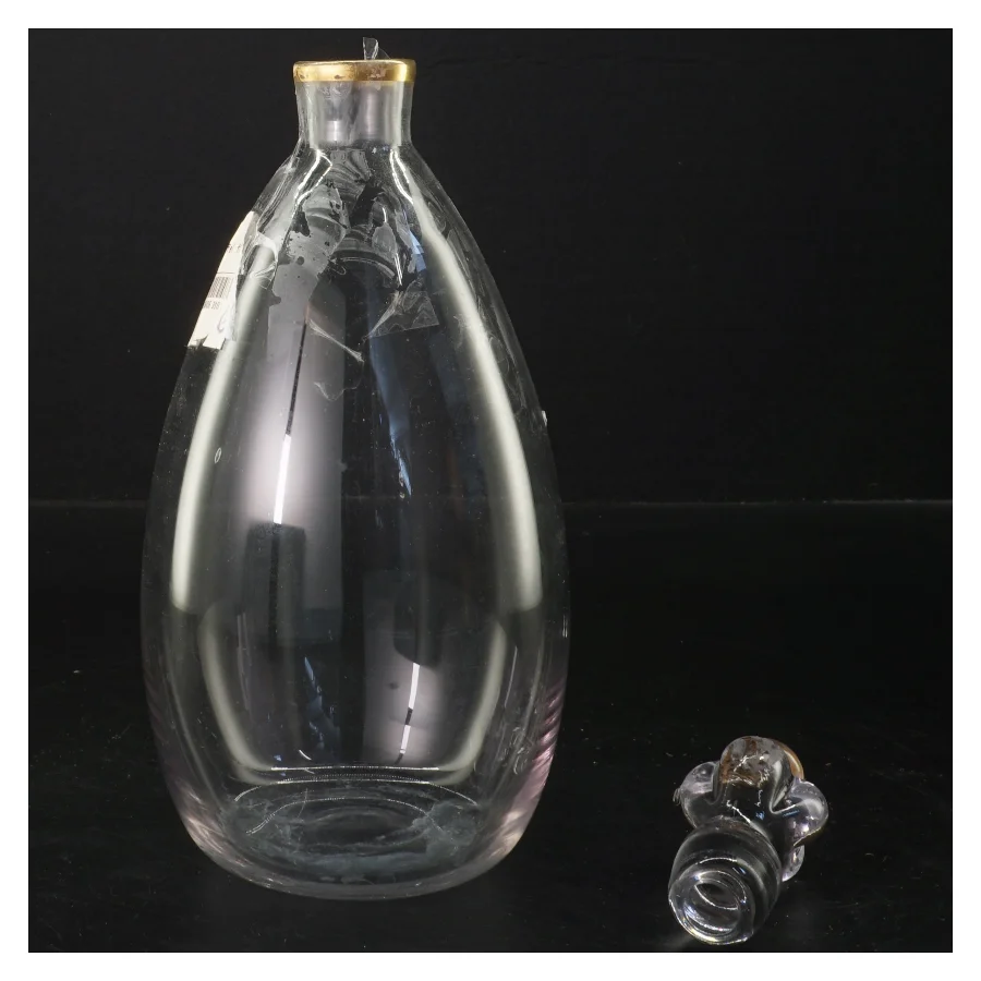 Glasflaske med prop (str. 26x10 cm)