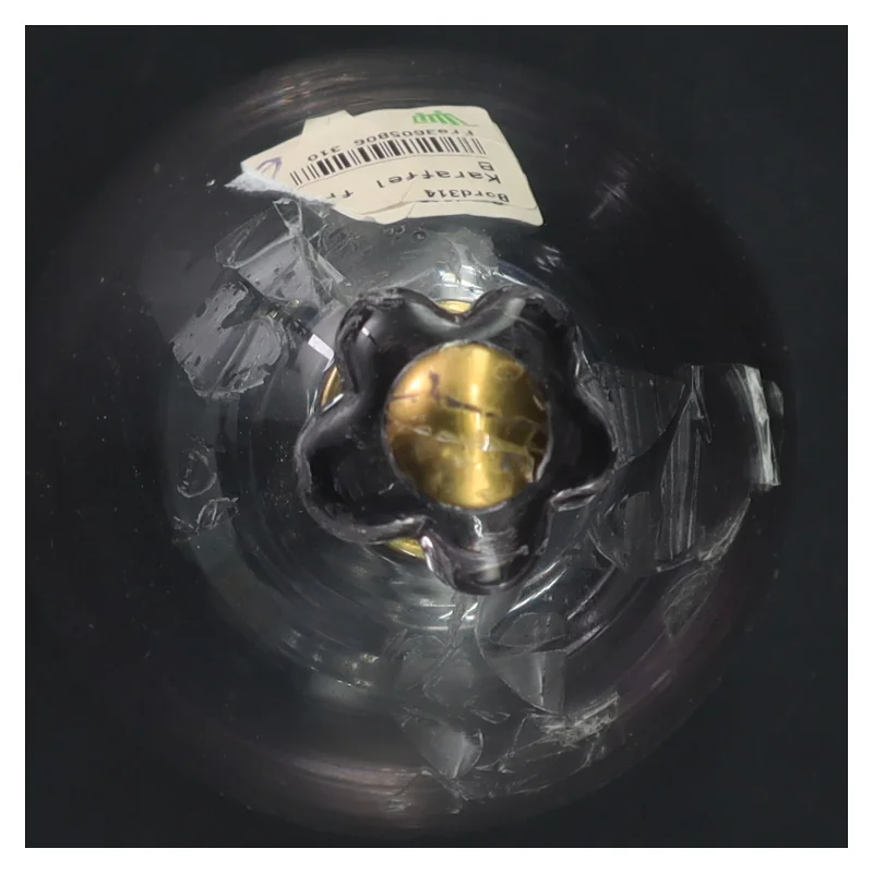 Glasflaske med prop (str. 26x10 cm)