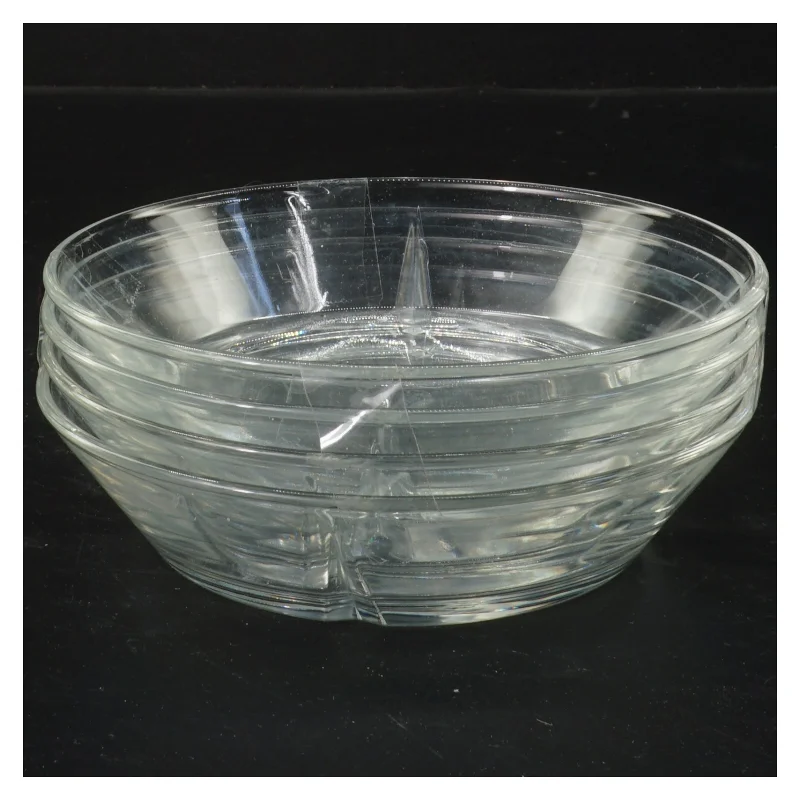Fire glas skåle/assietter fra Rosendahl (str. 4 stk 15,5 cm)