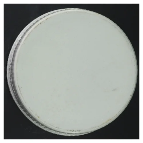 Hvid rund keramisk skål (str. Ø 19,5 cm)