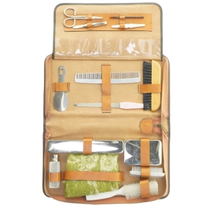 Rejse toilettaske med tilbehør (str. 29x14x5 cm)