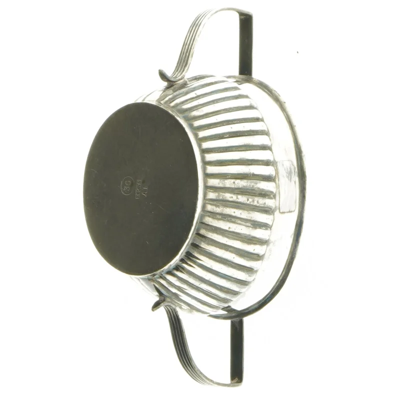  skål i sølvplet(str. 14x7x7 cm)
