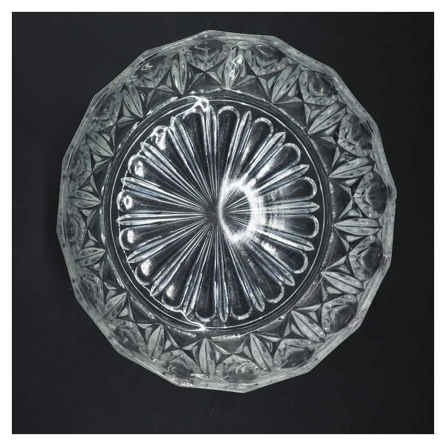 Glas skål (str. Ø 21x8 cm)
