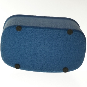 Blå Samsonite rejsetaske  (str. 32x18x30 cm)