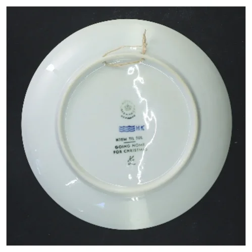 Dekorativ platte fra1973 fra Royal Copenhagen (str. Ø 18,5 cm)