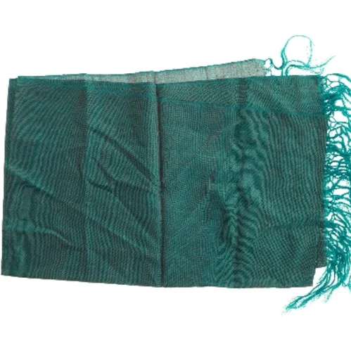 Nyt Grønt tørklæde med frynser (str. 50x166 cm)