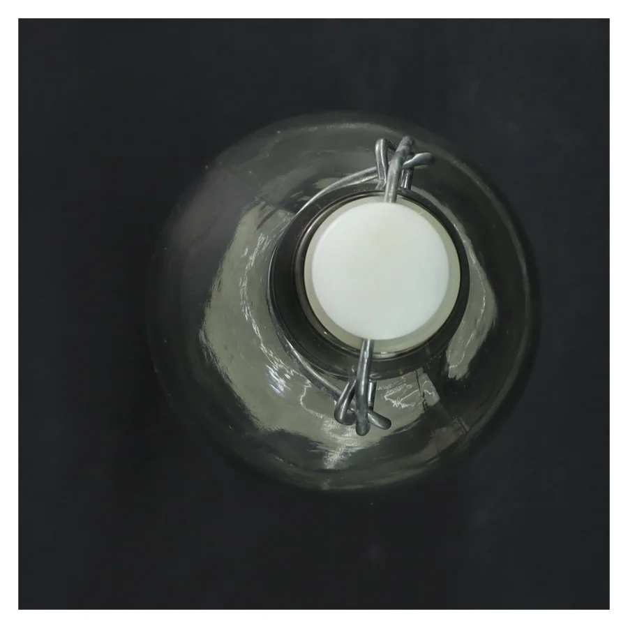 Glasflaske med patentlåg (str. 32,5 cm)