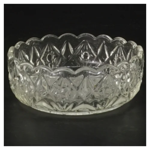 Glas skål af krystal (str. Ø 10,5 cm)