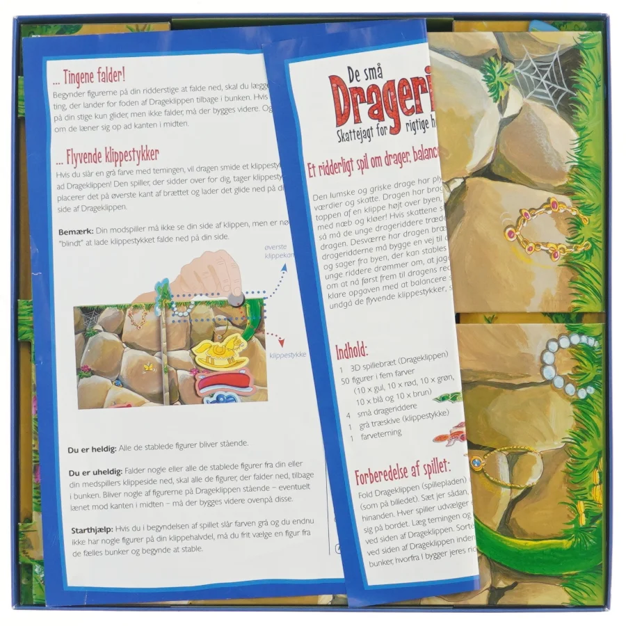 De små Drageriddere spil fra Paper Game (str. 30x29,5 cm)