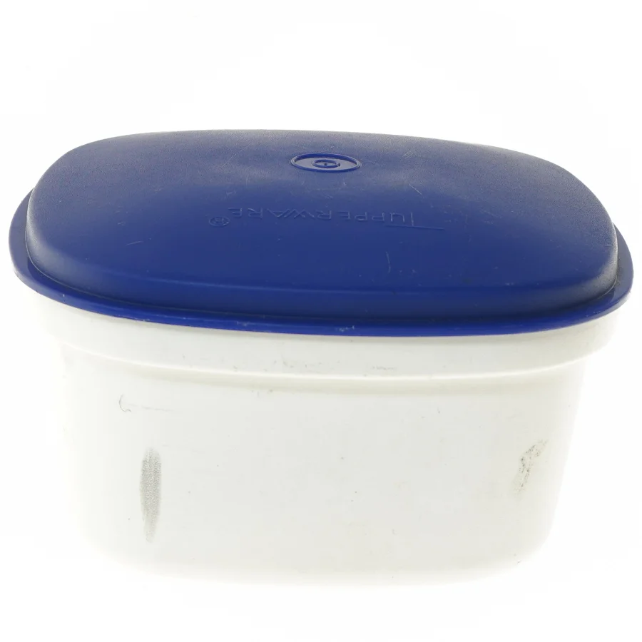  Ny Tupperware madkasse med blå låg  (str. 23x23x12 cm)