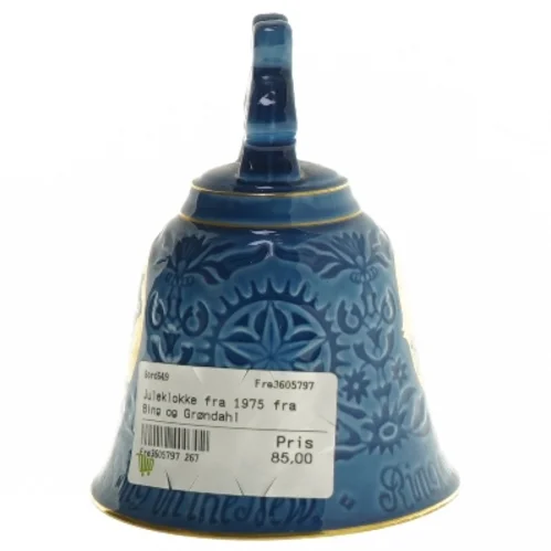 Juleklokke Bing & Grøndahl 1975 fra Bing Og Grøndal (str. 13 cm)
