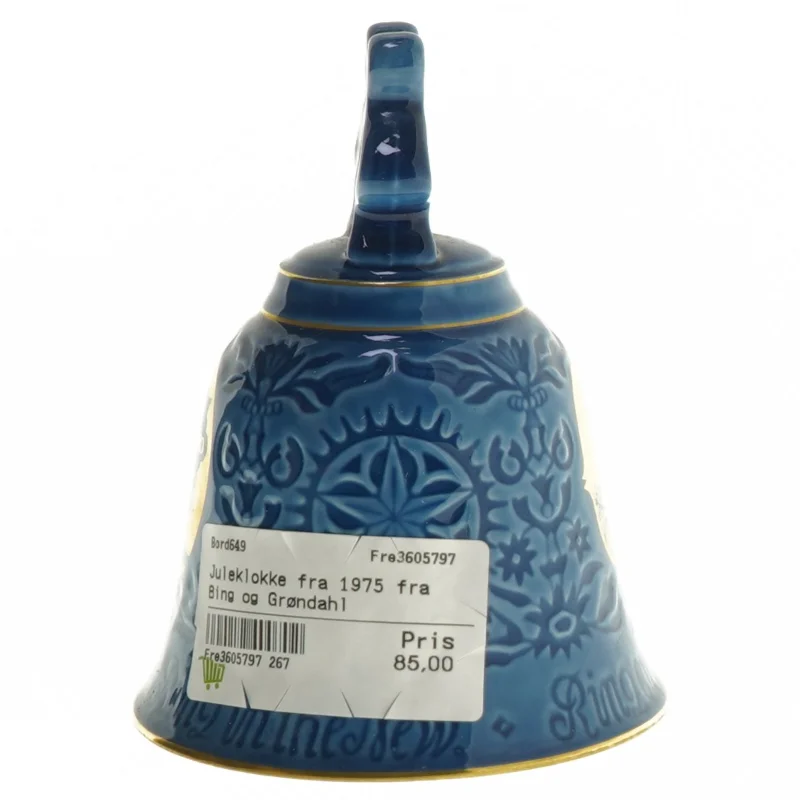 Juleklokke Bing & Grøndahl 1975 fra Bing Og Grøndal (str. 13 cm)
