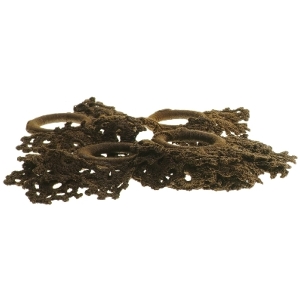 17 Brune servietringe af stof (str. 17 stk 7 cm)