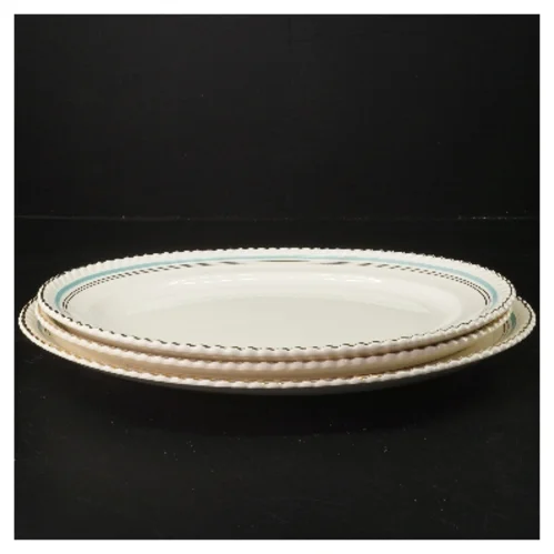 Sæt af ovale fade fra Johnson Bros (str. 3 styk, 29-31,5 cm)