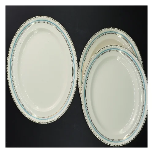 Sæt af ovale fade fra Johnson Bros (str. 3 styk, 29-31,5 cm)