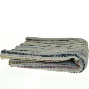 Vævet bomuldstæppe (str. 70. x, 128 cm)