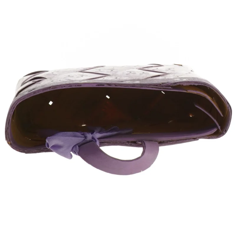 Håndmalet flettet kurv til ophæng 