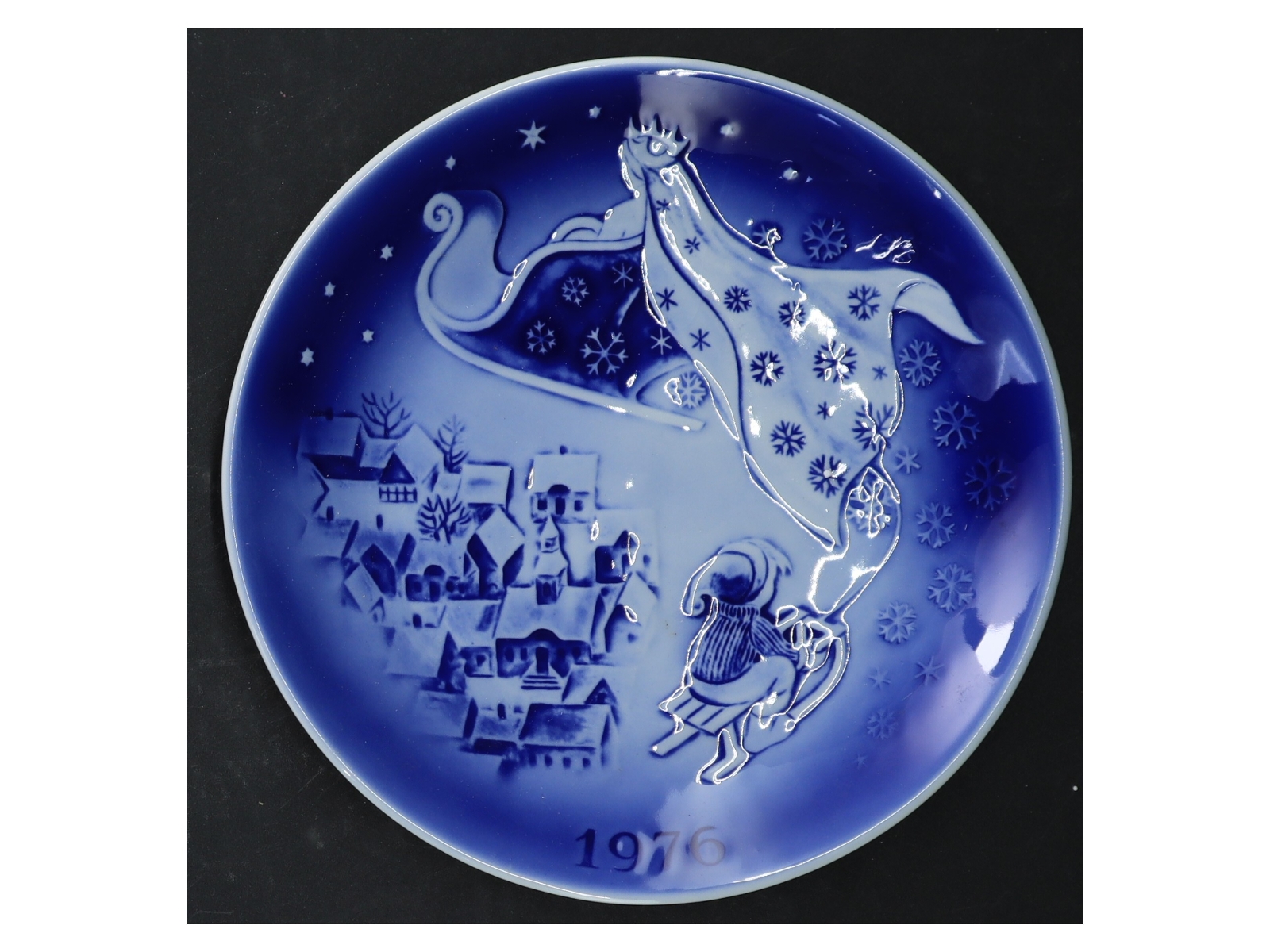 H.C. Andersen juleplatte 1976 fra Desiree (str. Ø 19 cm)