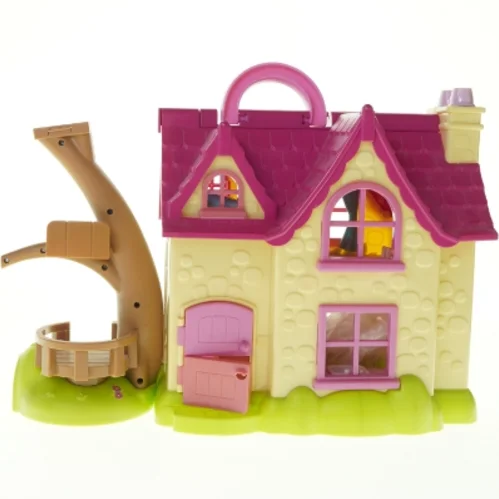 Plastik dukkehus med stub (str. 44 x 20 cm)