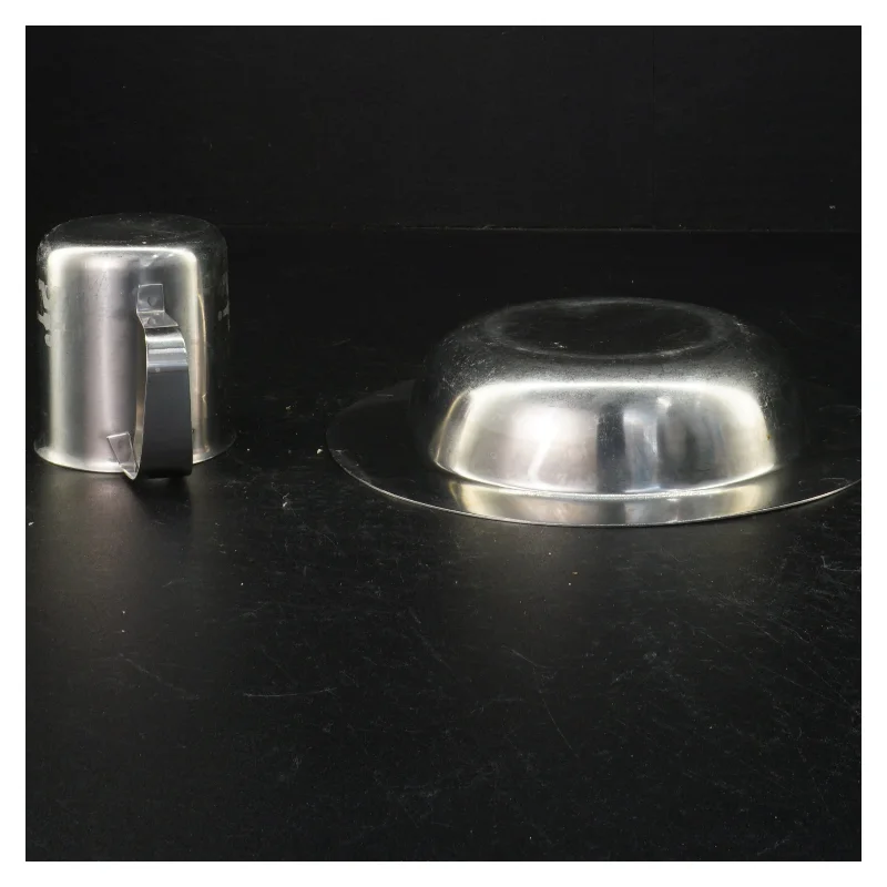 Rustfrit stål skål og krus til baby