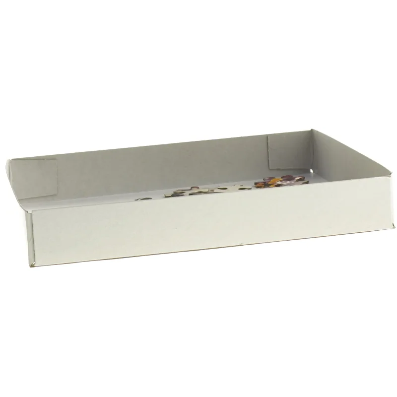 Brugt puslespil med hunde og blomstermotiv