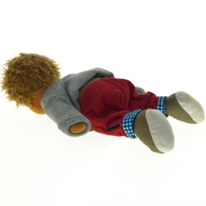 Stofdukke fra Brio (str. 27 x 14 cm)