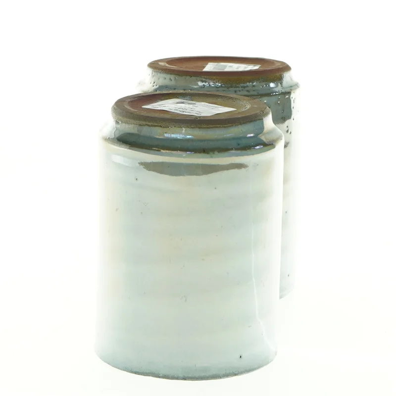 Glaserede keramikvaser (str. 12 x 9 cm)