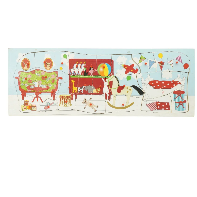 Puslespil i træ (str. Længde. 60 cm)