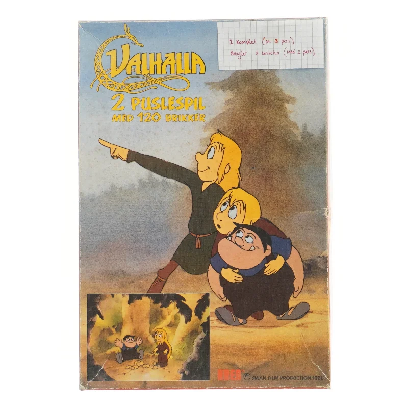 Valhalla puslespil fra Valhalla (str. 33x22 cm)