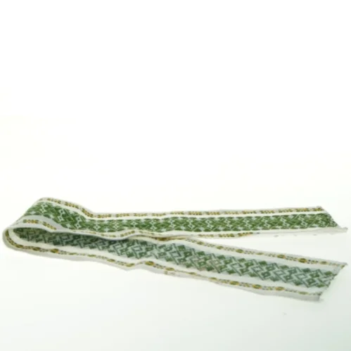 Bordløber med grønt mønster (str. 70x10 cm)