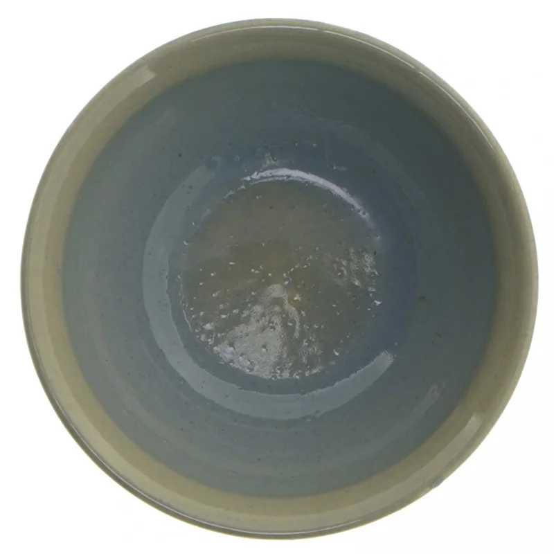 Keramisk skål med blåt mønster (str. Ø 10,5 cm)