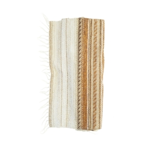 Stribet vævet tæppe (str. 67 x 220 cm)