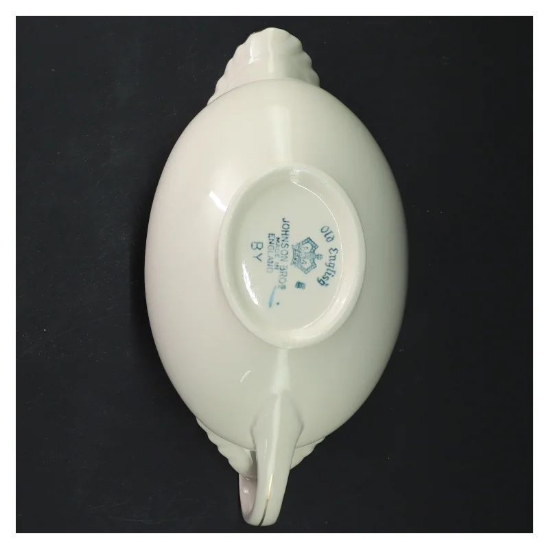 Porcelæns sovseskål fra Johnson Bros (str. 20 cm)