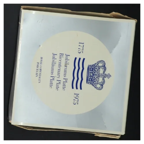 Jubilæumsplatte fra Royal Copenhagen