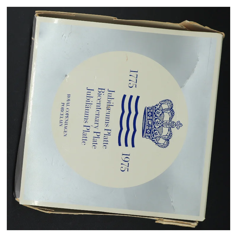 Jubilæumsplatte fra Royal Copenhagen