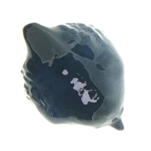 Keramikfugl dekorationsfigur (str. 9 cm)