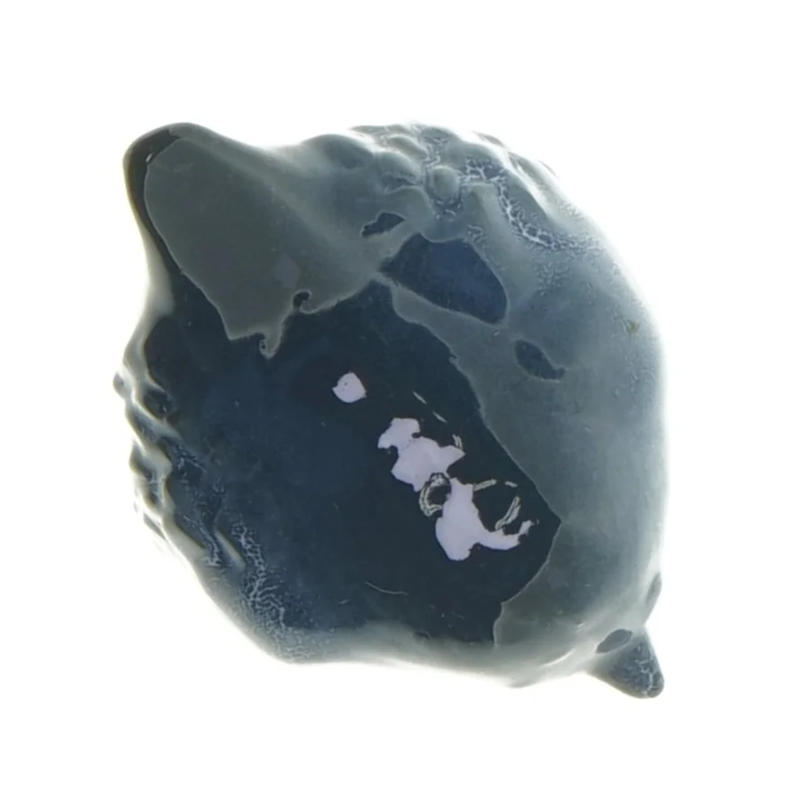 Keramikfugl dekorationsfigur (str. 9 cm)