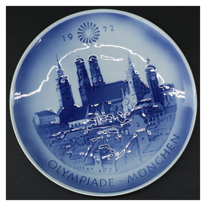 Mindeplatte fra Olympiaden 1972 (str. 21 cm)