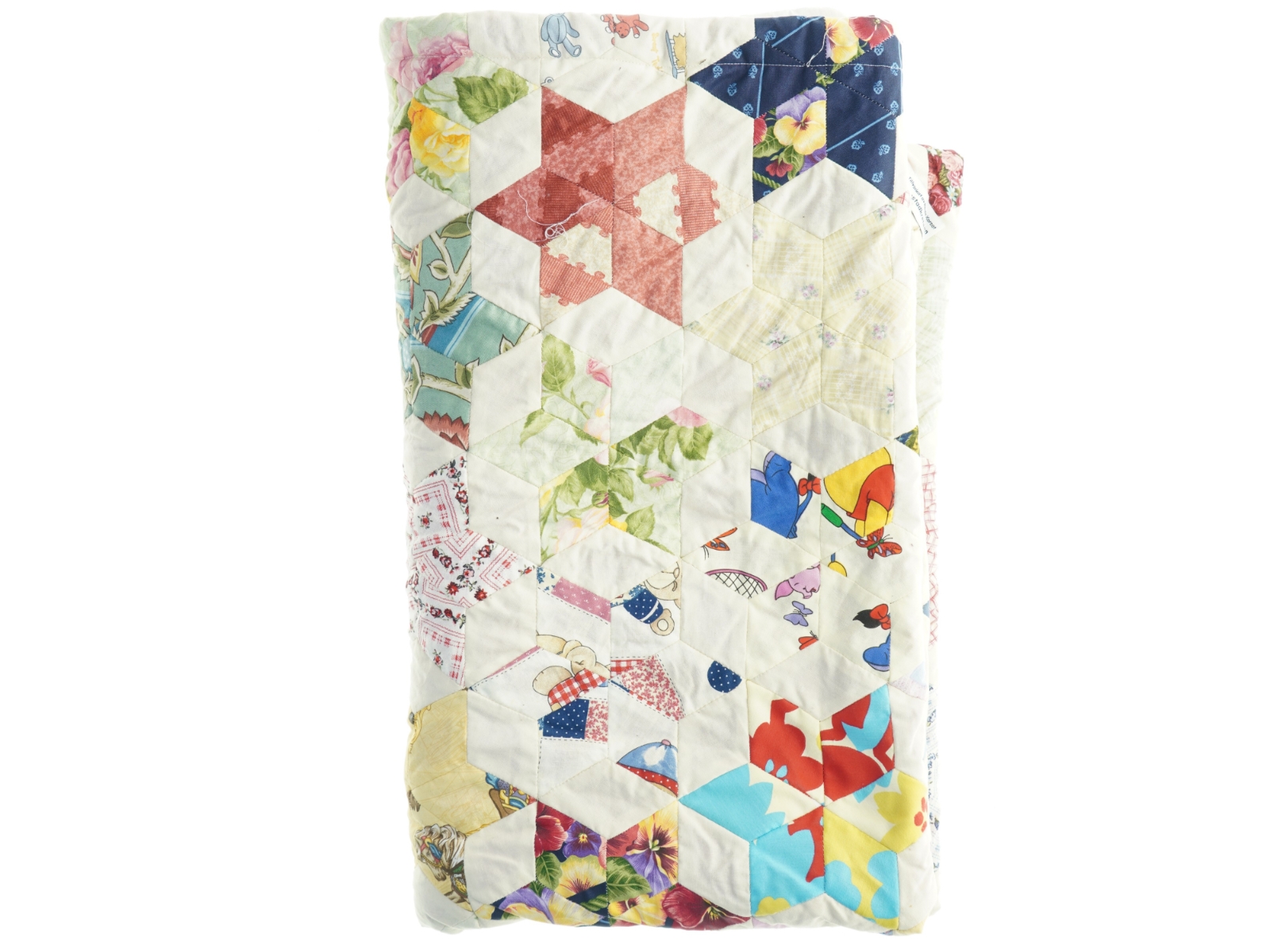 Quiltet tæppe (str. 120 x 145 cm)
