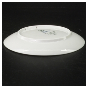 Blå og hvid porcelænplatte fra Royal Copenhagen (str. 18 cm)