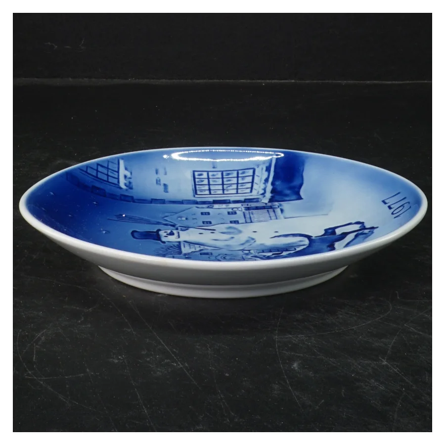 H.C. Andersen juleplatte 1977 fra Desiree (str. Ø 19 cm)