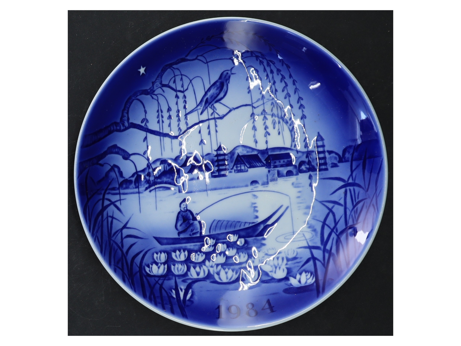 H.C. Andersen Juleplatte 1984 fra Desiree (str. Ø 19 cm)