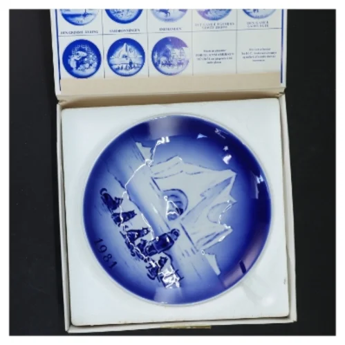 H.C. Andersen juleplatte 1981 fra Desiree (str. Ø 19 cm)