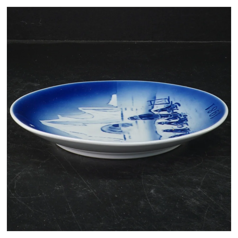 H.C. Andersen juleplatte 1981 fra Desiree (str. Ø 19 cm)