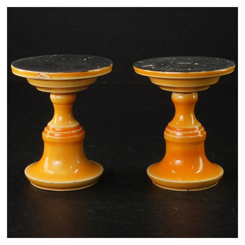 Keramik lysestager (str. 10 cm)