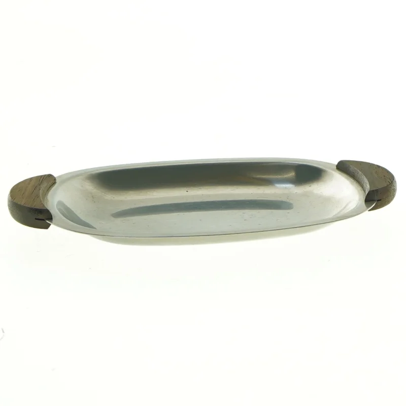 Metalfad med træhåndtag (str. 17 x 11,5 cm)